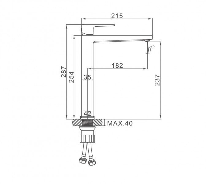 Смеситель Ledeme L1173B - фото товара