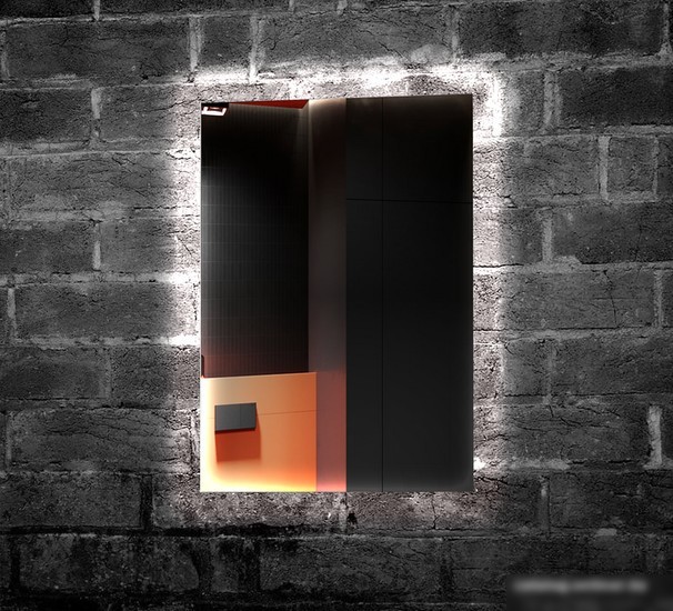 Пекам Зеркало LED GretaFly-80x90spcl (сенсор прикосн./подогрев/часы) – фото товара