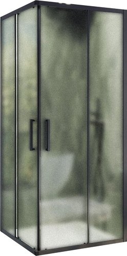 Душевой уголок MaybahGlass MGY-1330-6 (сатин стекло/черный) - изображение в каталоге