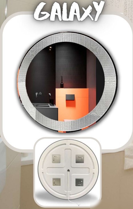 Пекам Зеркало Galaxy 80x80 galaxy-80x80d (с подсветкой и сенсором на взмах руки) – фото товара