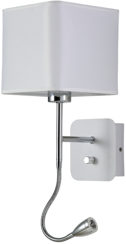 Бра Crystal Lux Paco AP2 (Chrome/White) – изображение в каталоге