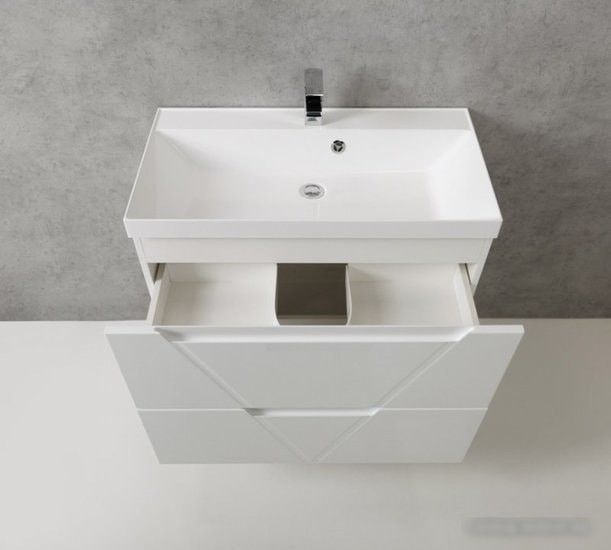 BelBagno Тумба под умывальник Vittoria-1000-2C-SO-BL (bianco lucido) – фото товара