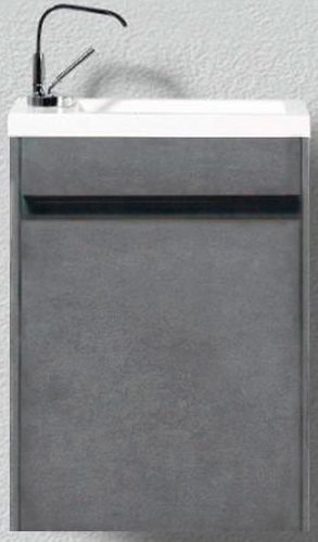 BelBagno Тумба под умывальник Pietra Mini-400-1A-SO-SCM-L (левый, stucco) – изображение в каталоге