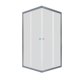 Душевой уголок Triton Вента-Хром-Вельвет 80х80 (без поддона) - изображение в каталоге