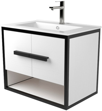Дабер Тумба под умывальник 009 WeltWasser Deilbach 7517-60 Т9.6W.2.5 (черный/белый) – изображение в каталоге