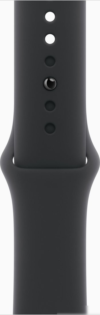 Умные часы Apple Watch Series 11 42 мм (алюминиевый корпус, черный/черный, спортивный силиконовый ремешок M/L) – фото товара