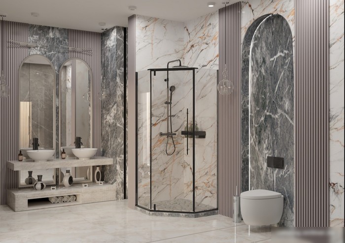 Душевой уголок Ambassador Ritz 90x90x200 112011202 - фото товара