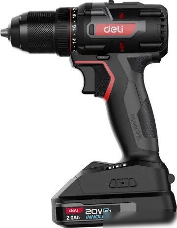 Ударная дрель-шуруповерт Deli EDE-CZ20-2 (без АКБ) – фото товара