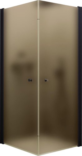 Душевой уголок MaybahGlass MGY-1301-6 (бронзовое матовое стекло/черный) - изображение в каталоге