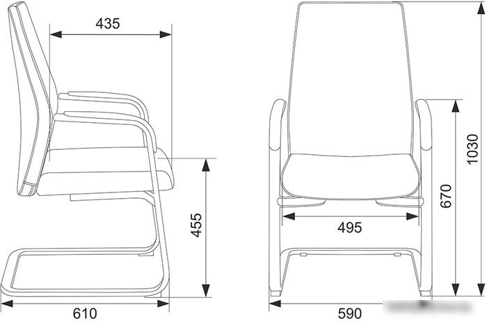 Кресло Бюрократ _JONS-LOW-V (серый) – фото товара