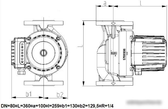 Циркуляционный насос IMP Pumps GHNbasic II 80-70F PN6 - фото товара