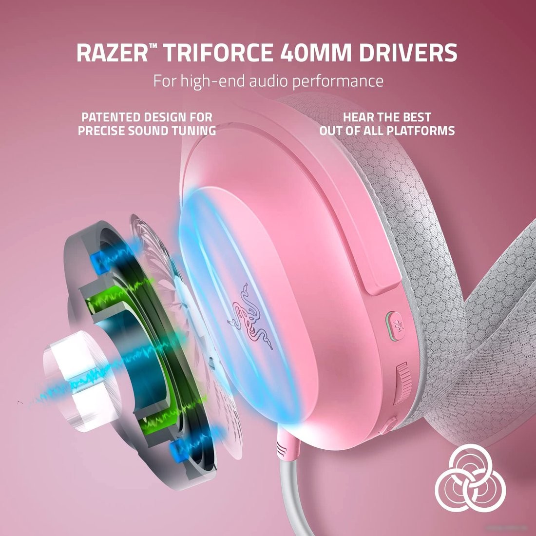 Наушники Razer Barracuda X 2022 (розовый) – фото товара