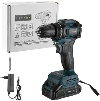 Дрель-шуруповерт Zitrek Greenpower 20 PRO 085-1313 (с 1-им АКБ) – изображение в каталоге