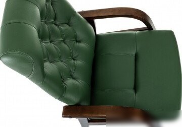 Офисное кресло Бюрократ T-9928WALNUT-CF/GN (зеленый) – фото товара