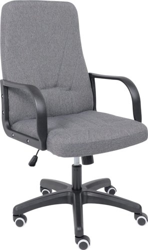 Офисное кресло AksHome Менеджер PL Leto 68 (ткань, темно-серый) – изображение в каталоге
