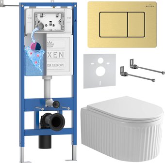 Унитаз подвесной Roxen StounFix Dual Fresh 968299 - изображение в каталоге