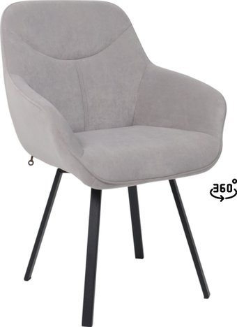 Стул Мамадома Romeo smile 360 (b22 Grey Lux/черный) – изображение в каталоге