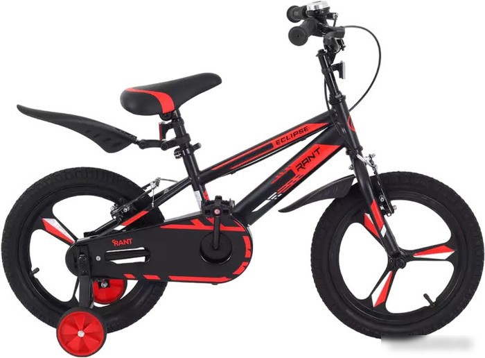 Детский велосипед Rant Eclipse 16 (черный/красный) – изображение в каталоге