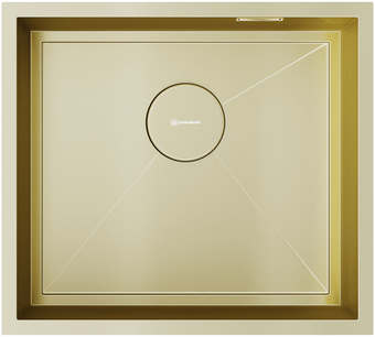 Кухонная мойка Omoikiri Kasen 49-16 INT LG (светлое золото) - изображение в каталоге