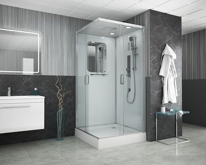 Душевая кабина Niagara NG-6001-01GQ 90x90x210 (прозрачное стекло) - фото товара