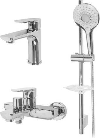 Комплект смесителей Hansberge H7099 (хром) - изображение в каталоге