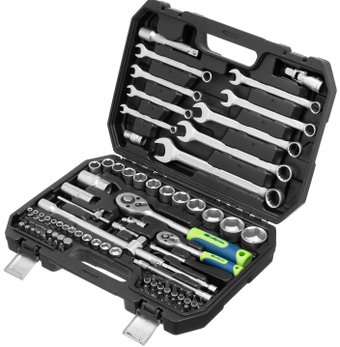 Универсальный набор инструментов СибрТех 13391 (82 предмета) – изображение в каталоге