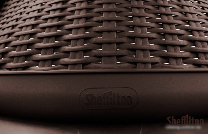 Стул Sheffilton SHT-S68 (коричневый/черный муар)