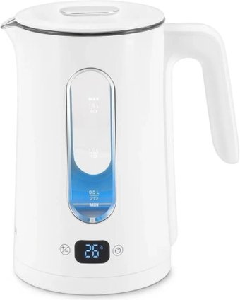 Электрический чайник Hyundai HYK-G5510 (белый/прозрачный) - изображение в каталоге