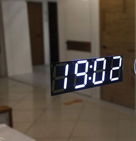 Пекам Зеркало GretaFly 80x70 GretaFly-80x70dcl (с подсветкой, сенсором на взмах руки, часами) – фото товара