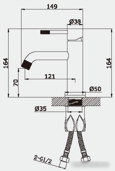 Смеситель Vieir 402511 - фото товара