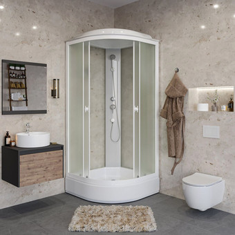 Душевая кабина Niagara Promo P80/26/MT 80x80x215 - изображение в каталоге