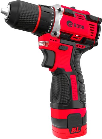 Дрель-шуруповерт Edon UAD-16DBL (с 2-мя АКБ, кейс, набор оснастки) – изображение в каталоге
