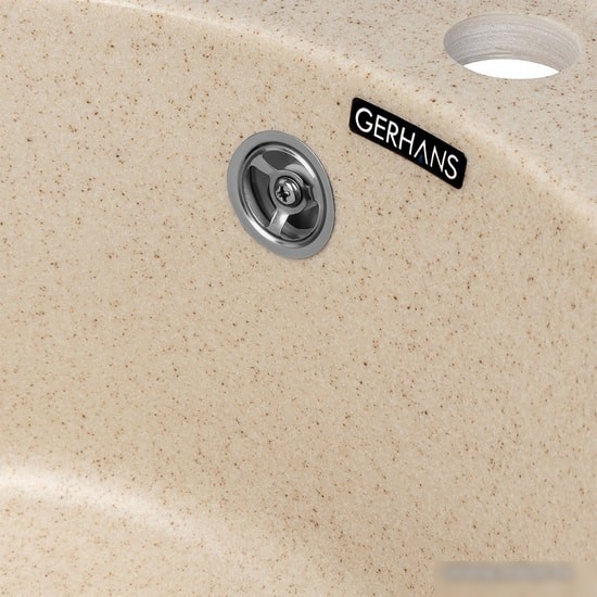 Кухонная мойка Gerhans A05 (бежевый) - фото товара