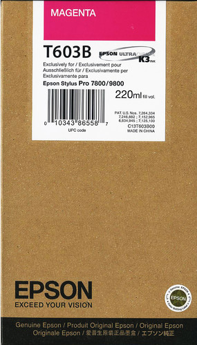 Картридж Epson C13T603B00 – изображение в каталоге
