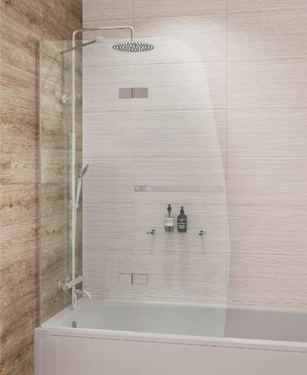 Стеклянная шторка для ванны Grossman GR-102/2 150х110 – изображение в каталоге