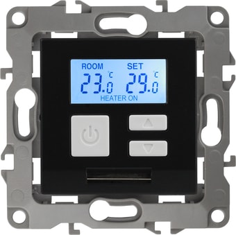 Терморегулятор ЭРА 12-4111-05 (антрацит) - изображение в каталоге