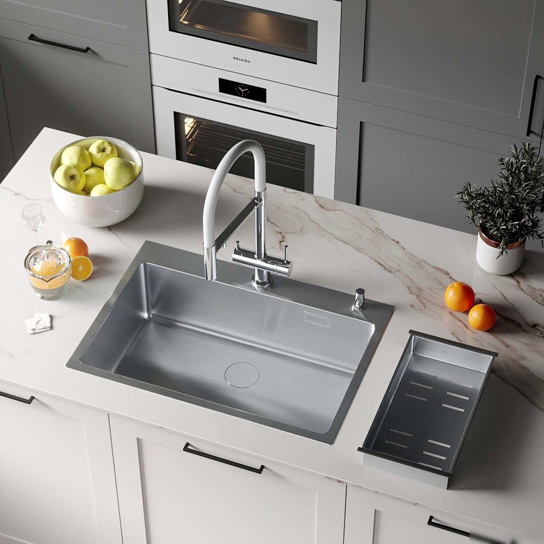 Кухонная мойка Roxen Simple 560220-70 - фото товара