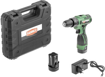 Ударная дрель-шуруповерт Hammer ACD16CH (с 2-мя АКБ, кейс) – изображение в каталоге