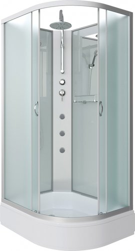 Душевая кабина Niagara NG-33084-14LBKTG 100x80 (матовое стекло) - изображение в каталоге