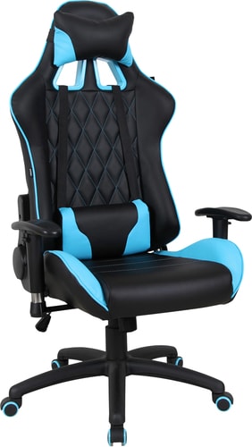 Кресло Brabix GT Master GM-110 (черный/голубой) – изображение в каталоге