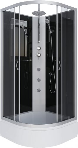 Душевая кабина Niagara NG-3503-14BKTG 80x80x215 (тонированное стекло) - изображение в каталоге