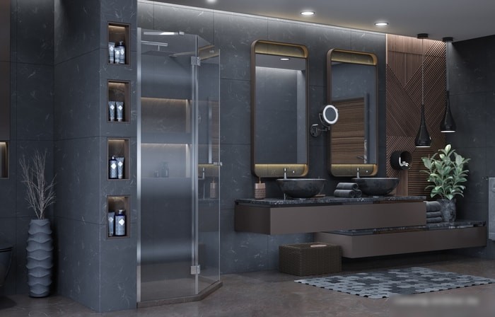 Душевой уголок Ambassador Diamond 12011111L 90х90 - фото товара