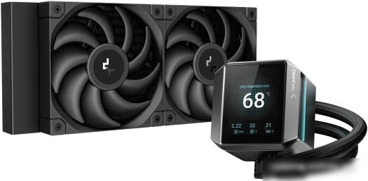 Жидкостное охлаждение для процессора DeepCool Mystique 240 – изображение в каталоге