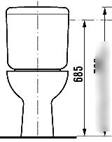 Унитаз Jika Zeta без крышки [8.2539.6.000.242.9] - фото товара