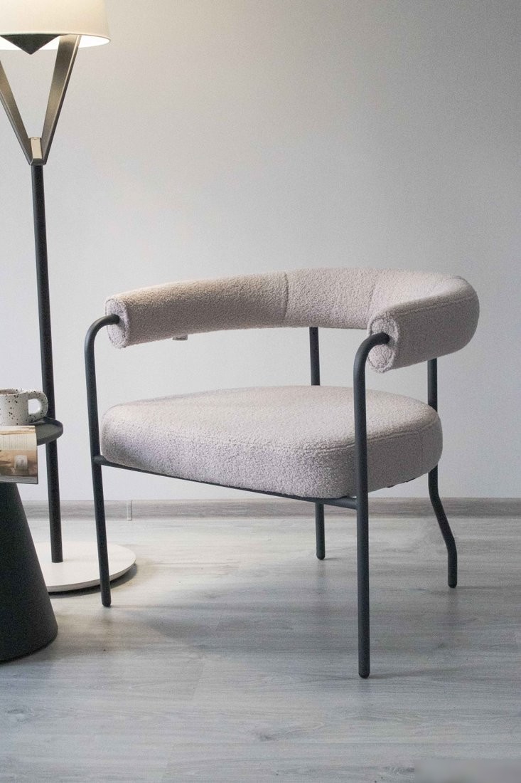 Интерьерное кресло Sheffilton SHT-AMS120 (светло-серый/антрацит) – фото товара