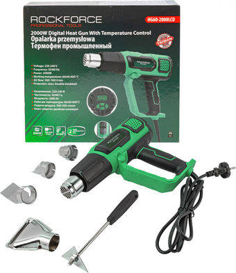 Промышленный фен RockForce RF-HG60-2000LCD – изображение в каталоге