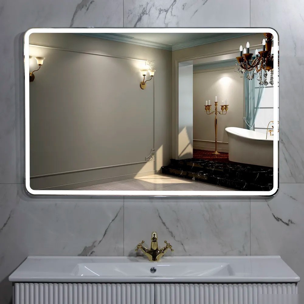 Пекам Зеркало Marta 1 120x80 marta1-120x80d (с подсветкой и сенсором на взмах руки) – фото товара