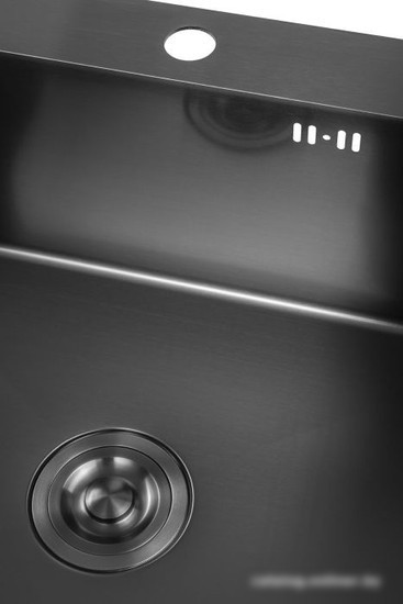 Кухонная мойка Saniteco 5045 Nano (с сифоном, дозатором и коландером) - фото товара