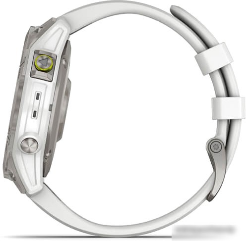 Умные часы Garmin Epix Sapphire Gen 2 (серебристый титан/белый) – фото товара