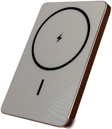 Внешний аккумулятор Roome Urban W71 5000mAh Magnetic Wireless (золотистый) – фото товара